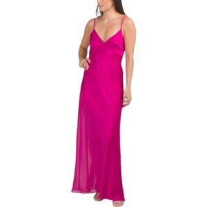 LIV FOSTER Sleeveless Satin Gown